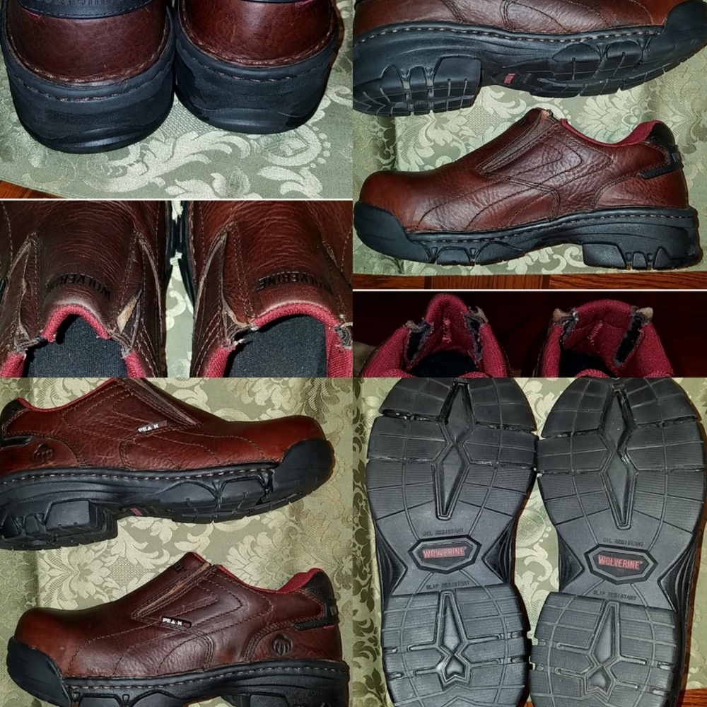 Wolverine steel toe clogs! WIDE